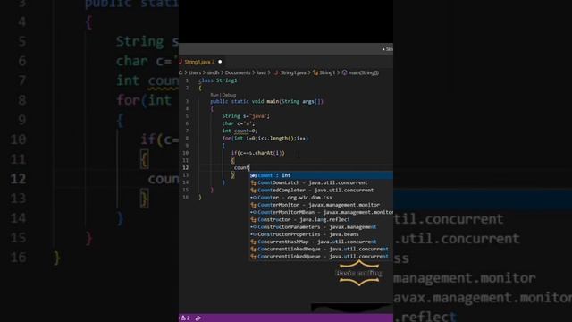 program of finding the occurrences of charater in a string#coding#java #program#programming #arrays смотреть онлайн