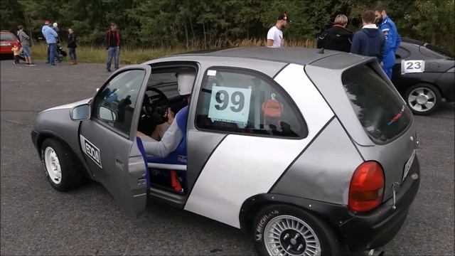 Finale Sprint Slalom Ford Puma (Aleš Dokoupil) vs Opel Corsa (Martin Zach) смотреть онлайн