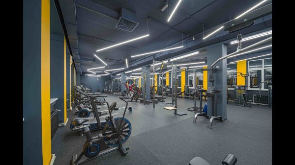 Освещение помещений фитнес центра