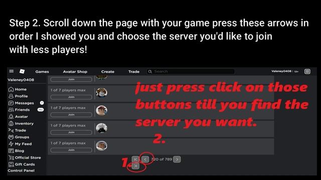 How to find empty servers/ servers with few players on ROBLOX with Roblox+ Extension Tutorial смотреть онлайн