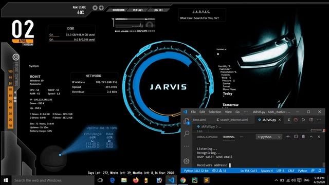 JARVIS extended functionalities смотреть онлайн