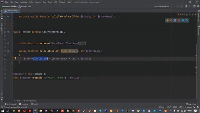 PHP Nesne Yönelimli Programlama | OOP: Abstract - Ders 6 смотреть онлайн