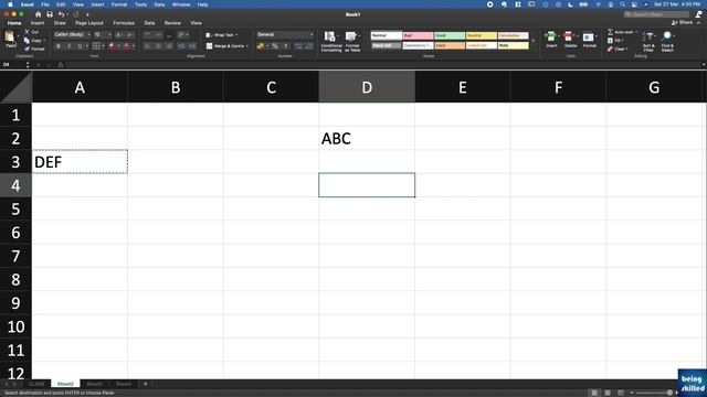 How to Cut, Copy, Paste values of cells in Microsoft Excel Worksheet? смотреть онлайн