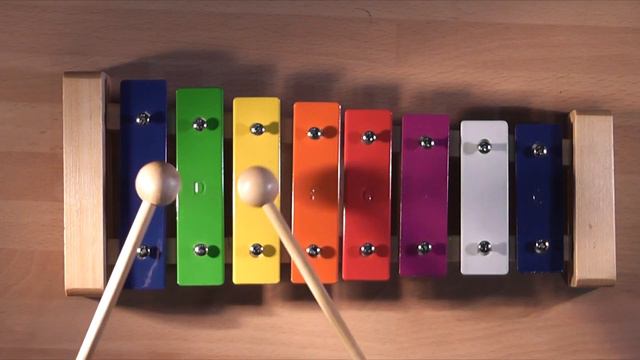 Pop Goes The Weasel - 8 note xylophone смотреть онлайн
