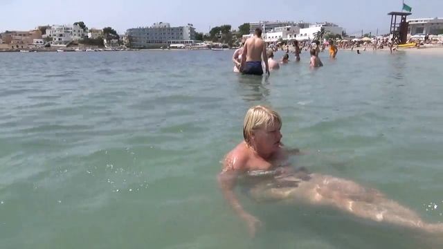 Ибица Испания пляж закипаем от жары | круиз на лайнере Costa Fascinosa смотреть онлайн