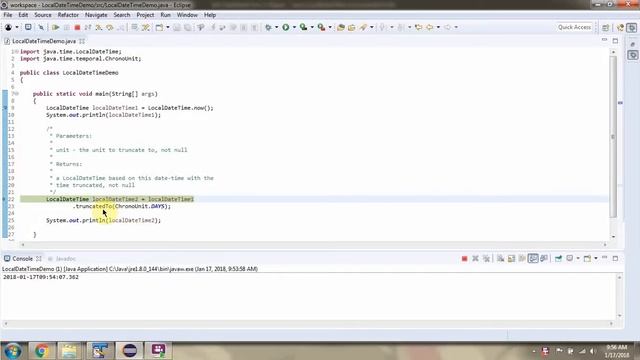 How to use truncatedTo method of LocalDateTime Class? | Java 8 Date and Time смотреть онлайн