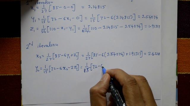 VTU Engineering Maths 1 (How to solve Gauss Seidal Method example) PART-1 смотреть онлайн