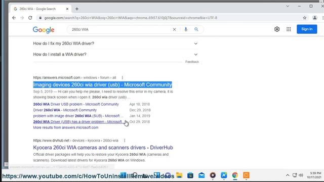 Download 260ci WIA Driver USB driver for Windows 10/8/7 смотреть онлайн