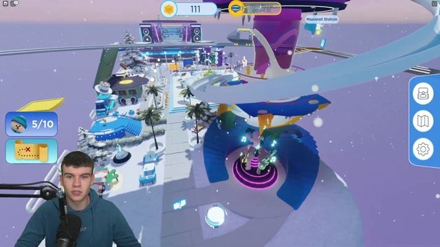 ALL 10 SNOWMAN LOCATIONS In Roblox WALMART LAND! (FREE ITEM) смотреть онлайн