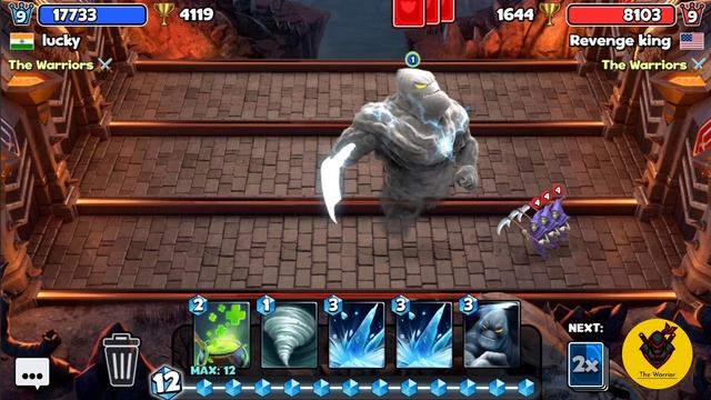 Castle Crush Game Giant Storm Elemental Vs Reapers Gameplay - The Warrior смотреть онлайн