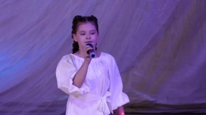 Жанна Халтурина - участница фестиваля вокального искусства "Моршанский соловей".