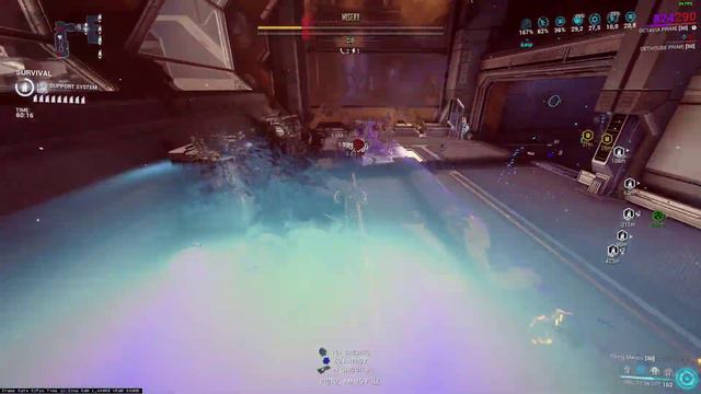 WARFRAME Steel Path Survival Octavia Over 2 HOURS +500lvl Enemies смотреть онлайн