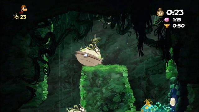 Rayman Origins (1080i HD) Walkthrough Part 9 - Swinging Caves - Time Trial (0:38) смотреть онлайн