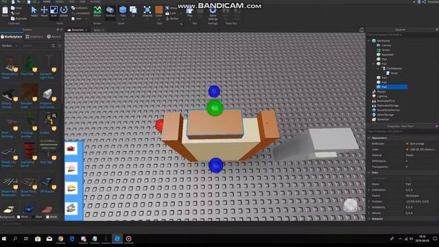 Click on the Click Detector and the door will remove in Roblox Studio | Scripting Tutorial смотреть онлайн