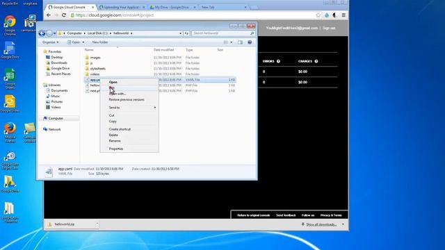 Using Static Files in Google app engine PHP SDK and uploading the application смотреть онлайн