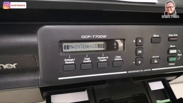 Cara Masuk Mode Maintenance untuk Cleaning Printer Brother DCP-T700W | Update 2021 смотреть онлайн