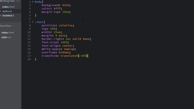 Typewriter effect css3 text typing animation смотреть онлайн