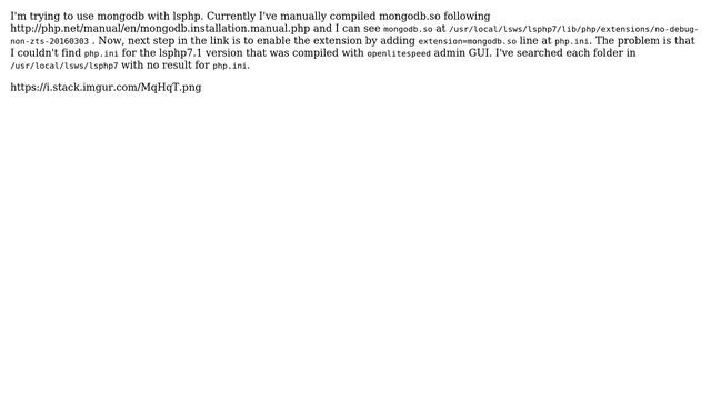 DevOps & SysAdmins: openlitespeed mongodb extension installation for lsphp смотреть онлайн