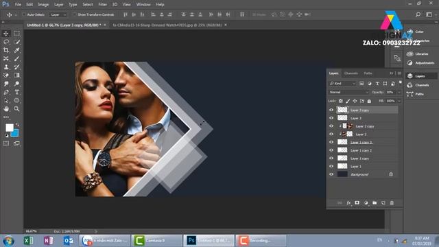 Bài 2 , Giáo Trình Photoshop Cho Người Mới Bắt Đầu, Học Photoshop, Photoshop online смотреть онлайн