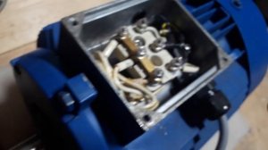 Электродвигатель 220/380В 1,5кВт демонстрация работоспособности