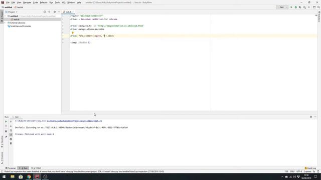Web Automation with Selenium, Ruby & Cucumber Tutorial - Part 4 смотреть онлайн