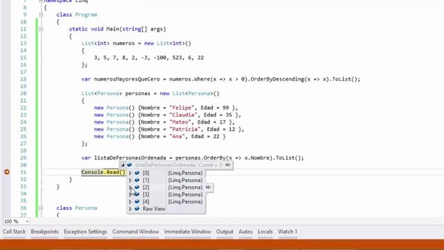 LINQ: OrderBy y ThenBy, ejemplos | LINQ | Programando en C# смотреть онлайн