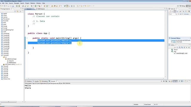 Learn Java Tutorial for Beginners, Part 13: Classes and Objects смотреть онлайн
