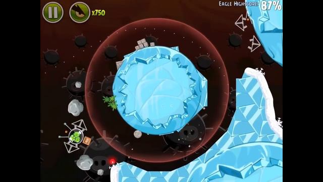 Angry Birds Space Danger Zone Level 3 Space Eagle Walkthrough смотреть онлайн