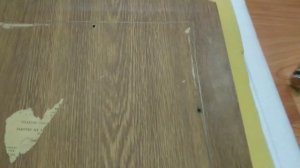 Перетяжка табуретки экокожей .