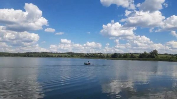 Лодочный бензиновый мотор Marlin 3.5, лодка Аква 2800. Июльский окушок