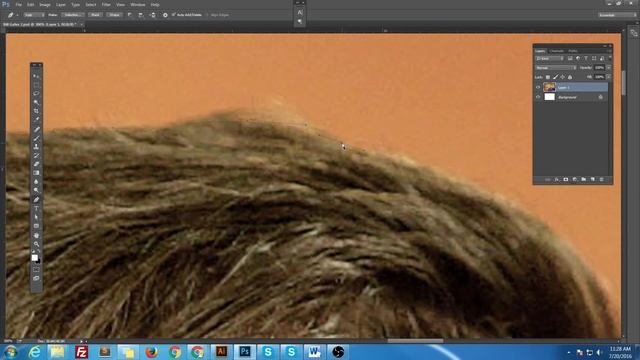 Adobe Illustrator and Photoshop - Converting photo into vector sillhouette part 1 смотреть онлайн