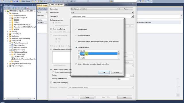 Automatic Scheduled Database Backups in MSSQL 2012 смотреть онлайн