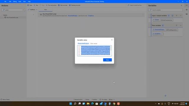 Convert any file to Base64 string in Power Automate Desktop смотреть онлайн
