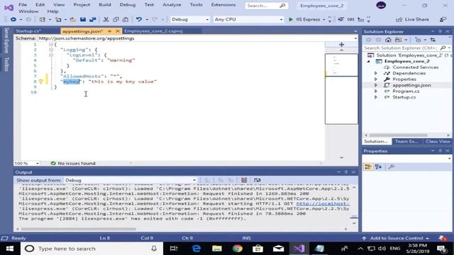 ASP NET Core appsettings json file بالعربي смотреть онлайн