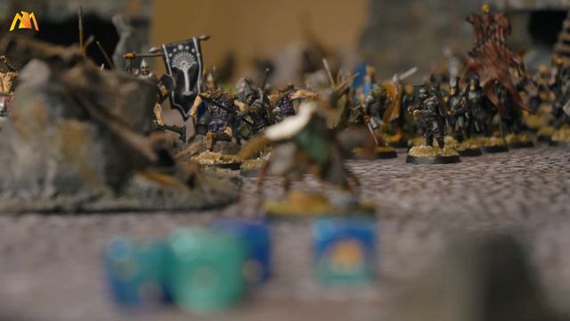 Azogs legion VS Eorl the Young - Middle Earth SBG Battle Report смотреть онлайн