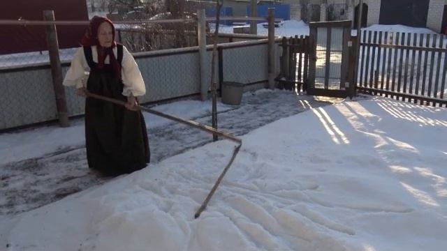 Старинное орудие труда – цеп