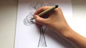 КАК НАРИСОВАТЬ ДЕРЕВО / Рисуем волшебное дерево / урок рисования для начинающих