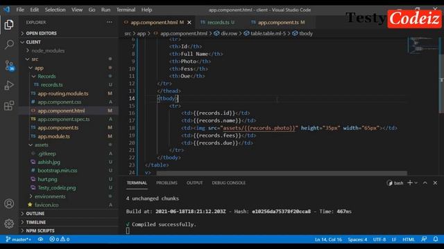 Pass Object List form component to view in Angular, Angular 12 Project practice From Scratch, Part смотреть онлайн