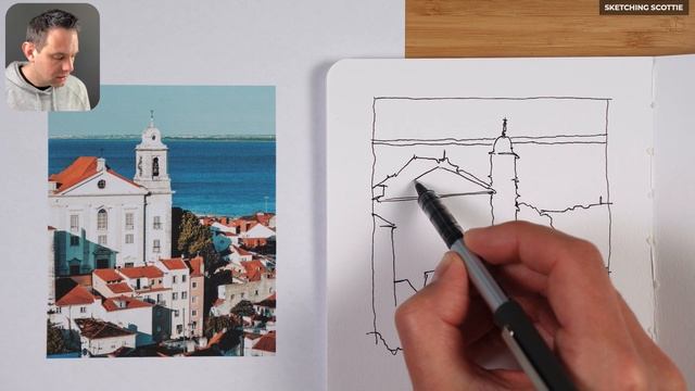 3 SIMPLE STEPS to start your URBAN SKETCHING смотреть онлайн