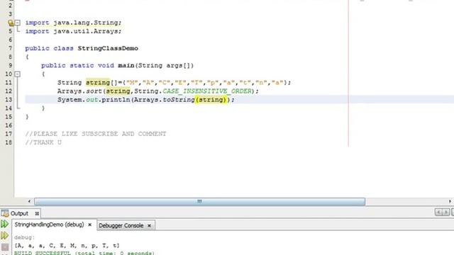 Java Programming Tutorial -String Class-14- public static fi смотреть онлайн