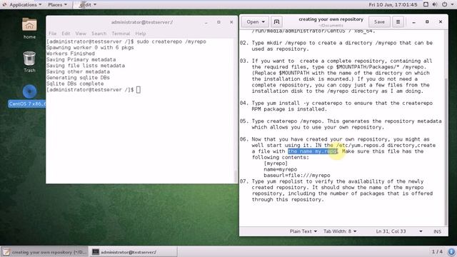 How to Create your own Repository in CentOS7 смотреть онлайн