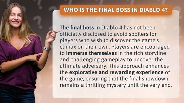 Who is the final boss in Diablo 4? смотреть онлайн