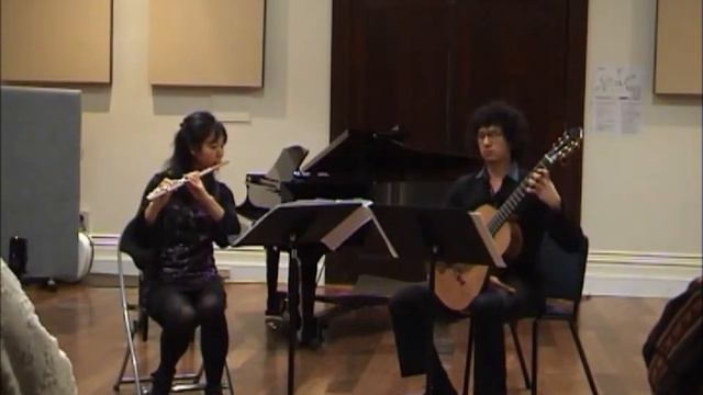 Castelnuovo-Tedesco: Sonatina for flute & guitar - Dan & Jess смотреть онлайн
