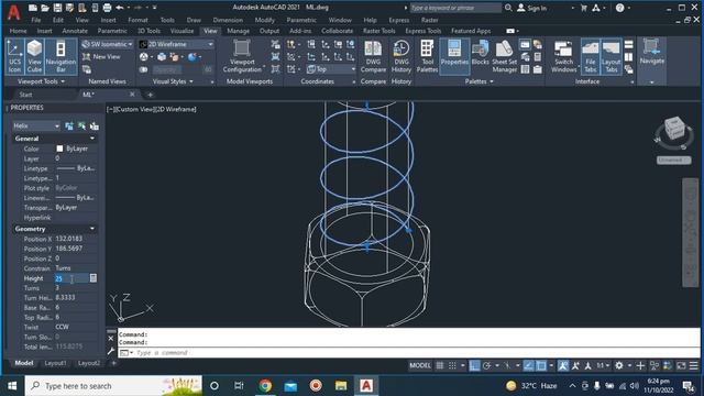 #How To Draw 3D Bolt In Autocad | #Autocad Free | #Autodesk autocad смотреть онлайн