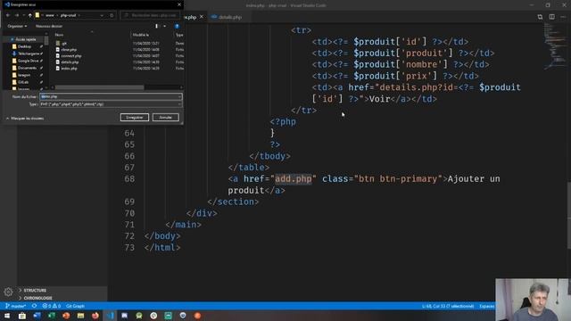 Live Coding : Créer un CRUD en PHP смотреть онлайн