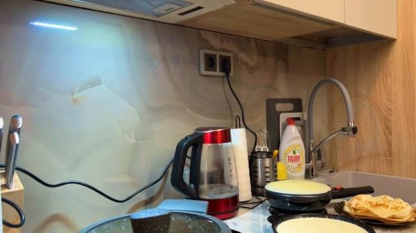 Приготовила блины с техникой kitfort! Обзор Блинница погружная Kitfort КТ-1677. #китфорт #kitfort