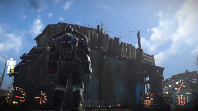 Fallout 4 Power Armor Jet Pack смотреть онлайн