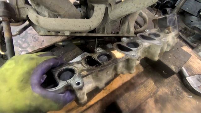 Форд Фокус. 2.0 Split Port. Вылетевшее седло. Жлоб ремонт. смотреть онлайн