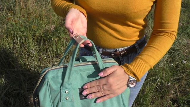 Сумка-рюкзак для мамы #famicare c #aliexpress смотреть онлайн