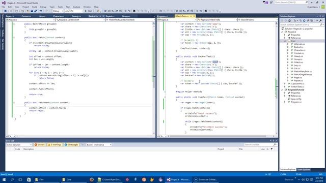 Regex Lib in C# Part 16 - Backreferences смотреть онлайн